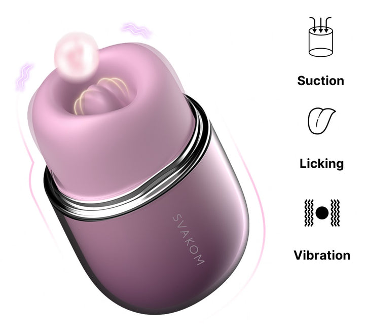 SVAKOM Klitty – Klitorisstimulator mit Leck- und Saugfunktion