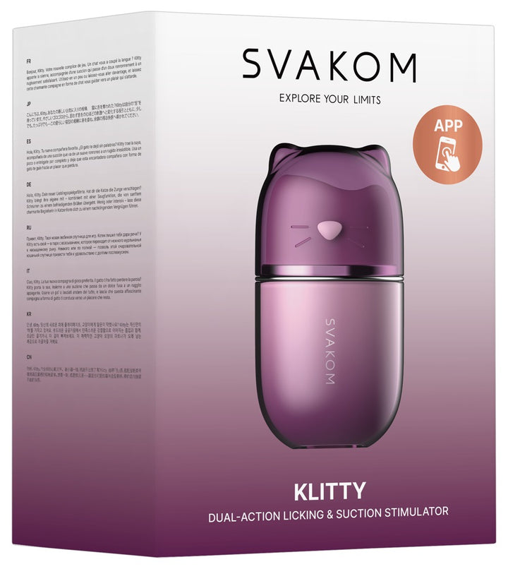 SVAKOM Klitty – Klitorisstimulator mit Leck- und Saugfunktion