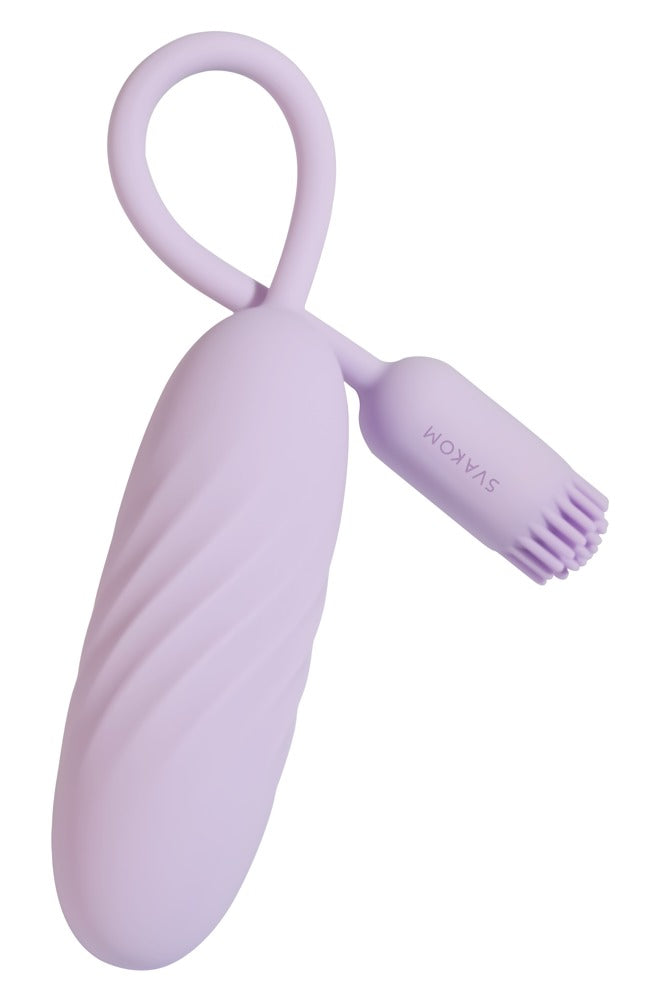 SVAKOM Plume – Vibro-Ei mit flexiblem Bürstchen und App