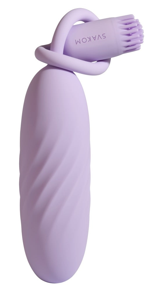 SVAKOM Plume – Vibro-Ei mit flexiblem Bürstchen und App