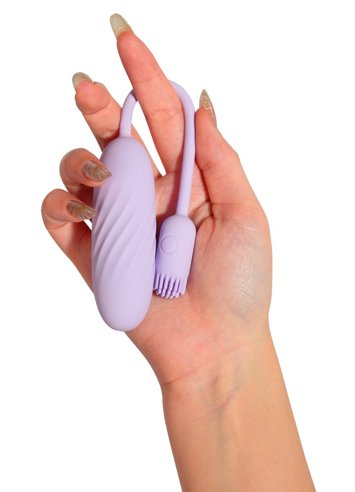 SVAKOM Plume – Vibro-Ei mit flexiblem Bürstchen und App