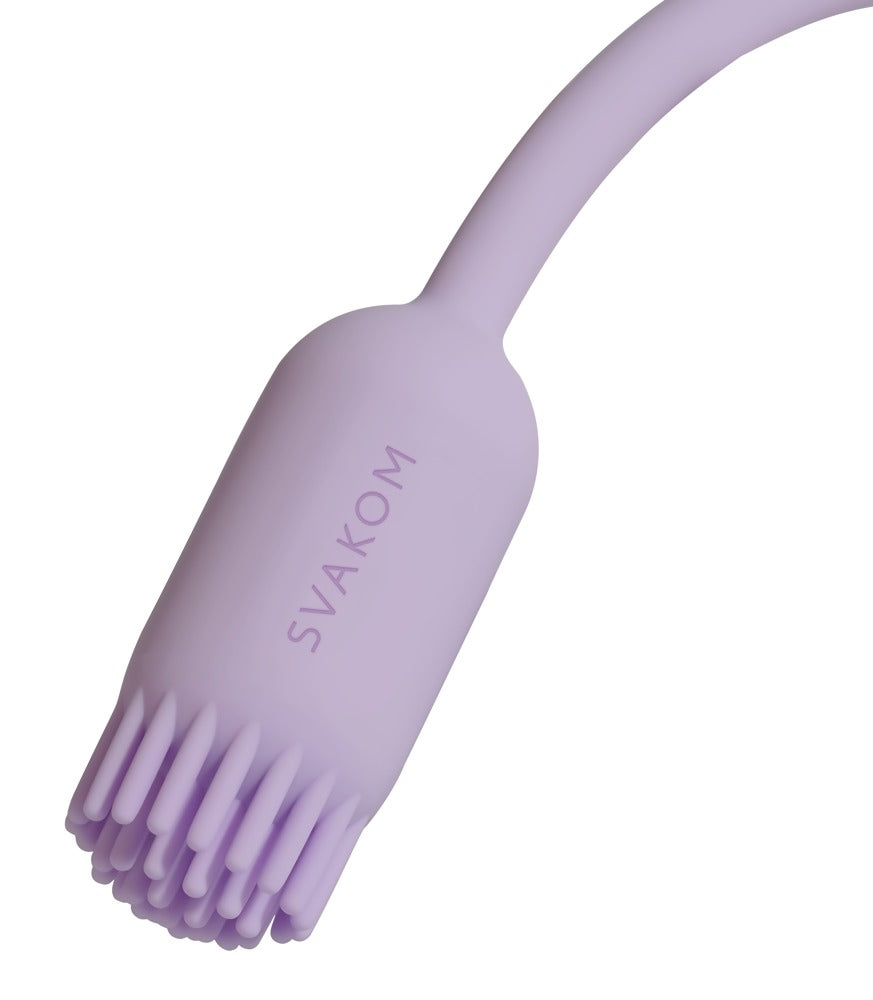 SVAKOM Plume – Vibro-Ei mit flexiblem Bürstchen und App