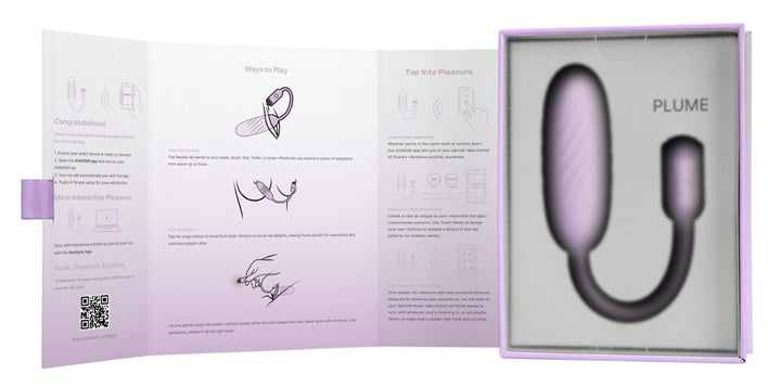 SVAKOM Plume – Vibro-Ei mit flexiblem Bürstchen und App