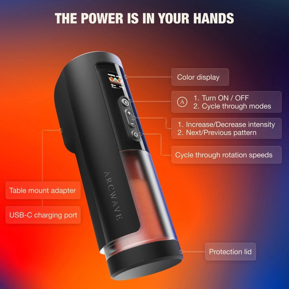 Arcwave Thruster Masturbator mit Rotation & App-Steuerung