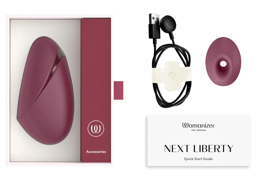 Womanizer Next Liberty Klitoris-Stimulator Rot