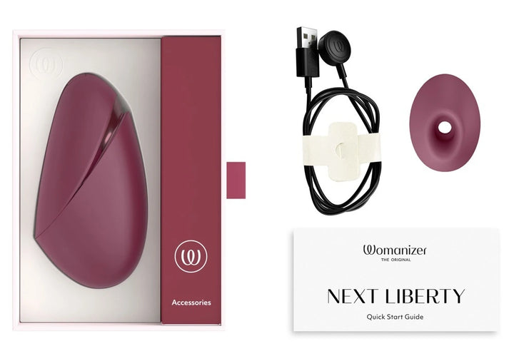 Womanizer Next Liberty Klitoris-Stimulator Rot