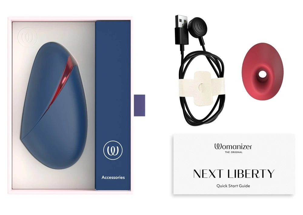 Womanizer Next Liberty Klitoris-Stimulator Blau
