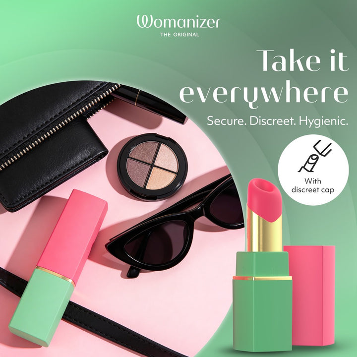 Womanizer Beauty Klitorisstimulator im Lippenstift-Design – Grün