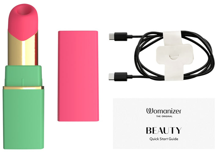 Womanizer Beauty Klitorisstimulator im Lippenstift-Design – Grün
