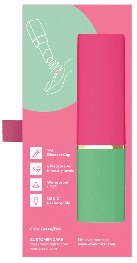 Womanizer Beauty Klitorisstimulator im Lippenstift-Design – Grün