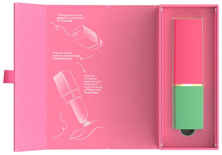 Womanizer Beauty Klitorisstimulator im Lippenstift-Design – Grün