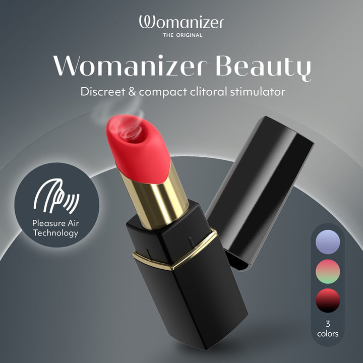 Womanizer Beauty Klitorisstimulator im Lippenstift-Design – Schwarz