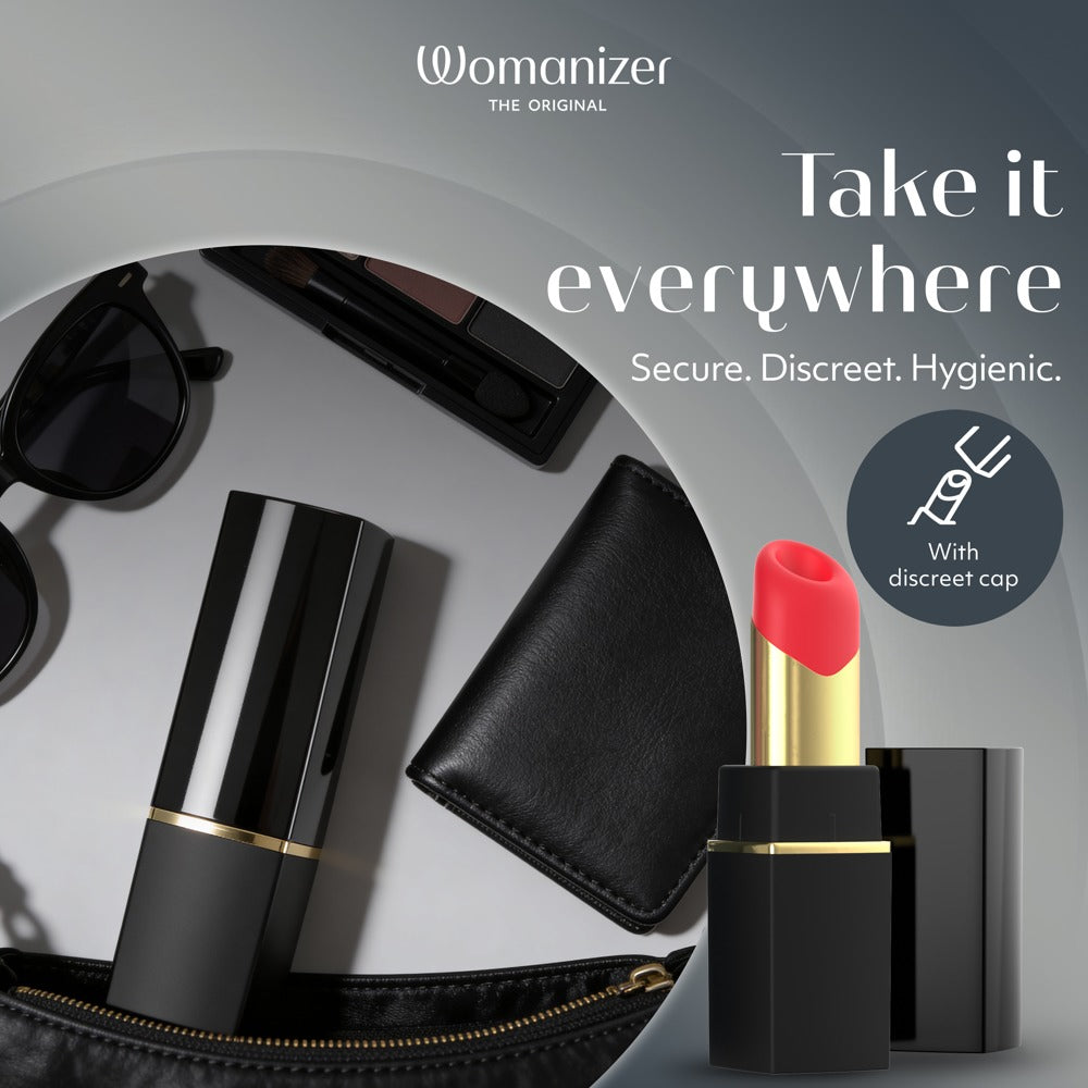 Womanizer Beauty Klitorisstimulator im Lippenstift-Design – Schwarz
