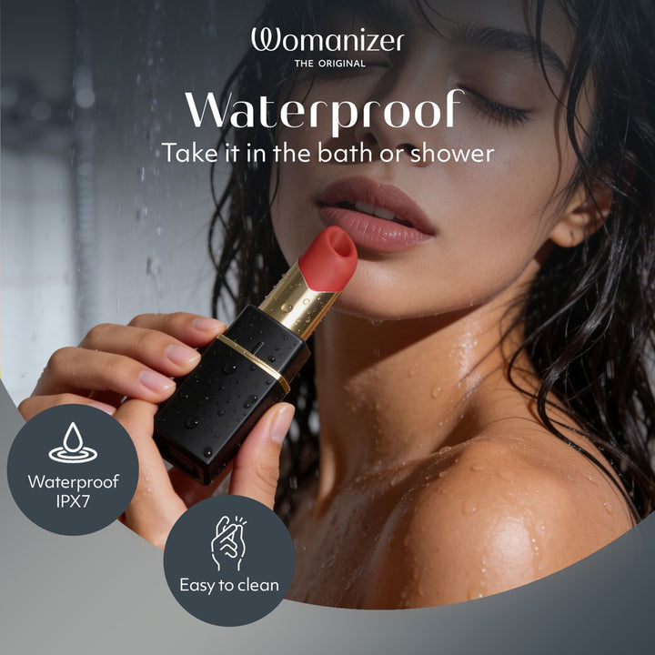 Womanizer Beauty Klitorisstimulator im Lippenstift-Design – Schwarz