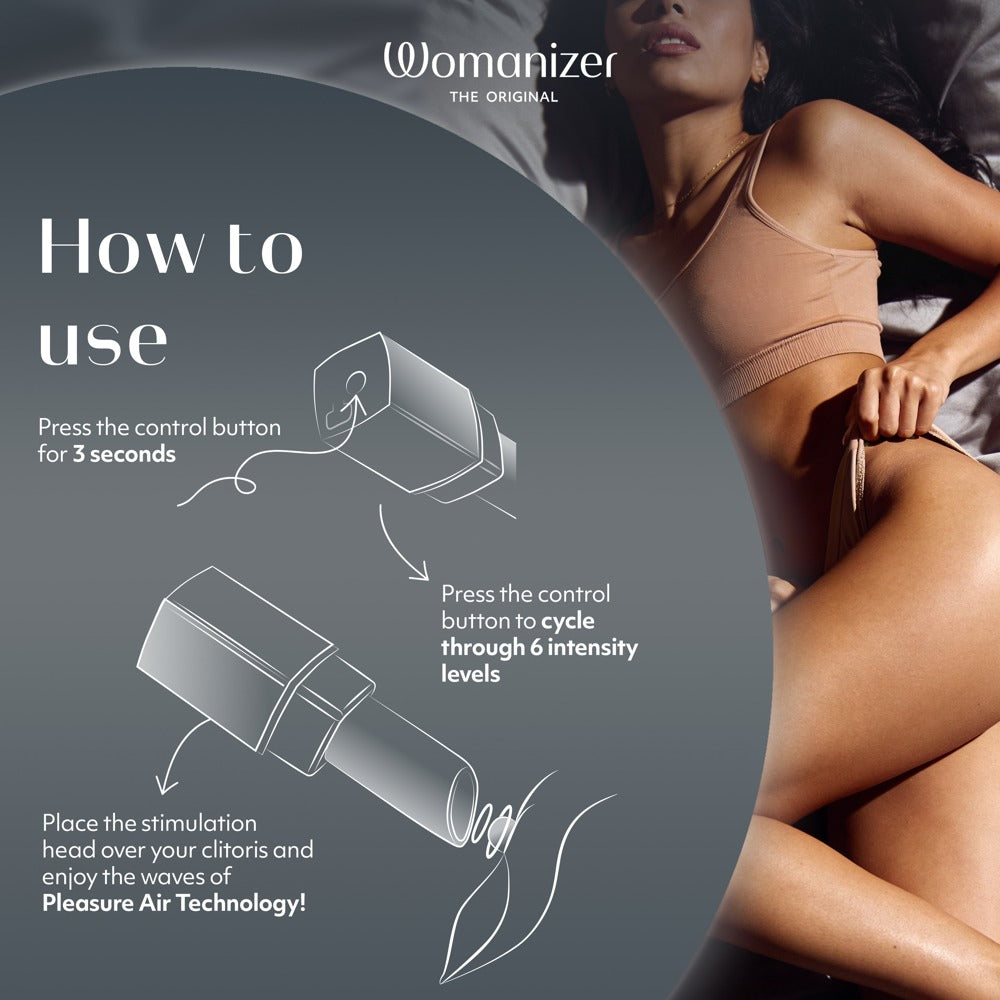 Womanizer Beauty Klitorisstimulator im Lippenstift-Design – Schwarz