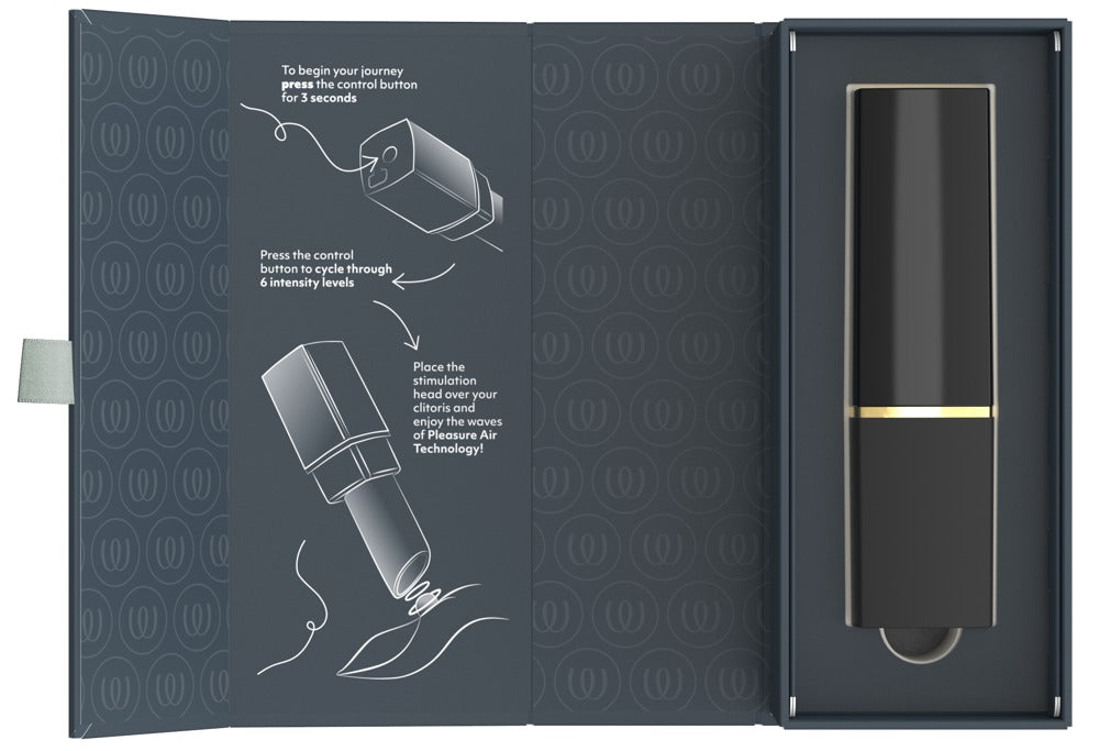 Womanizer Beauty Klitorisstimulator im Lippenstift-Design – Schwarz
