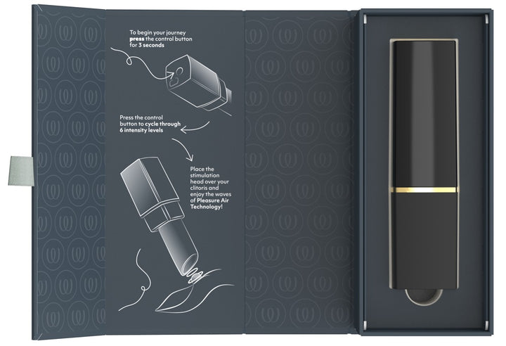 Womanizer Beauty Klitorisstimulator im Lippenstift-Design – Schwarz