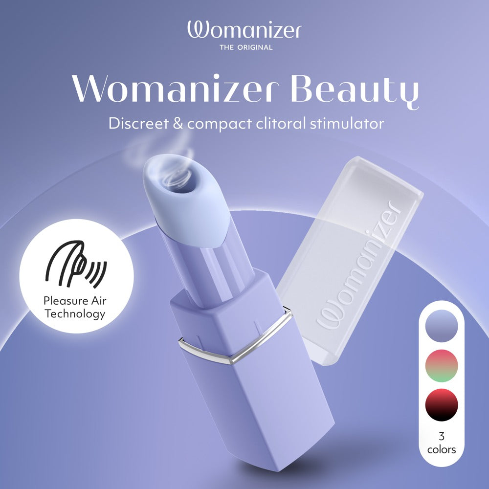 Womanizer Beauty Klitorisstimulator im Lippenstift-Design – Lila