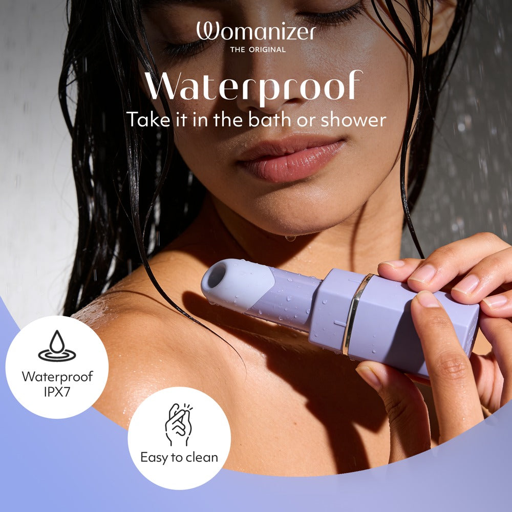 Womanizer Beauty Klitorisstimulator im Lippenstift-Design – Lila