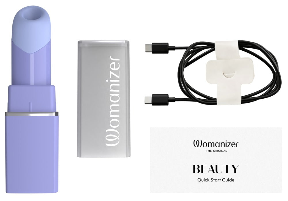 Womanizer Beauty Klitorisstimulator im Lippenstift-Design – Lila