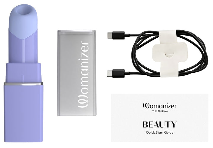 Womanizer Beauty Klitorisstimulator im Lippenstift-Design – Lila