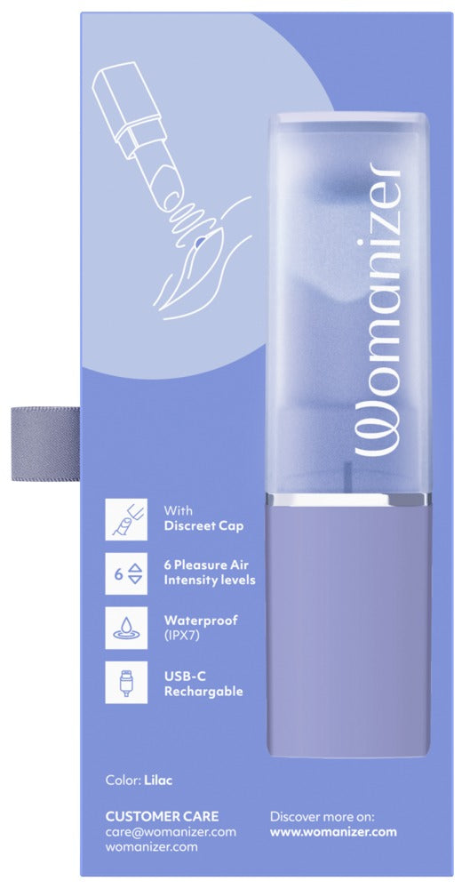 Womanizer Beauty Klitorisstimulator im Lippenstift-Design – Lila