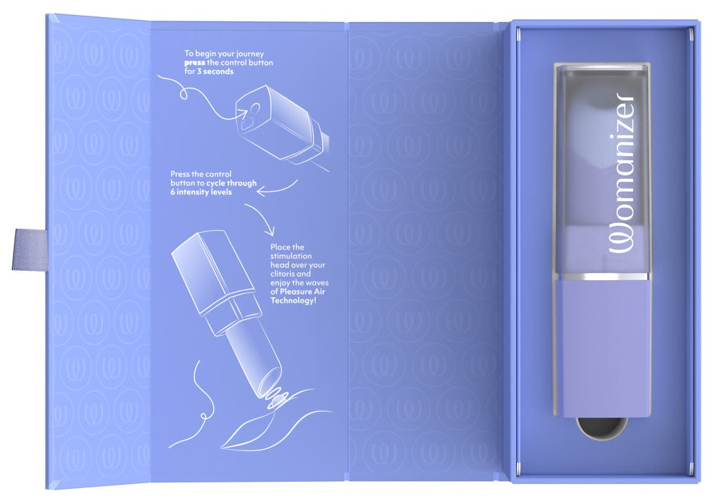 Womanizer Beauty Klitorisstimulator im Lippenstift-Design – Lila
