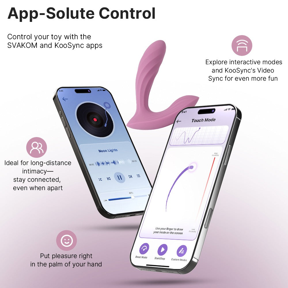 SVAKOM Erica Plus – Panty-Vibrator mit Stoßfunktion und App