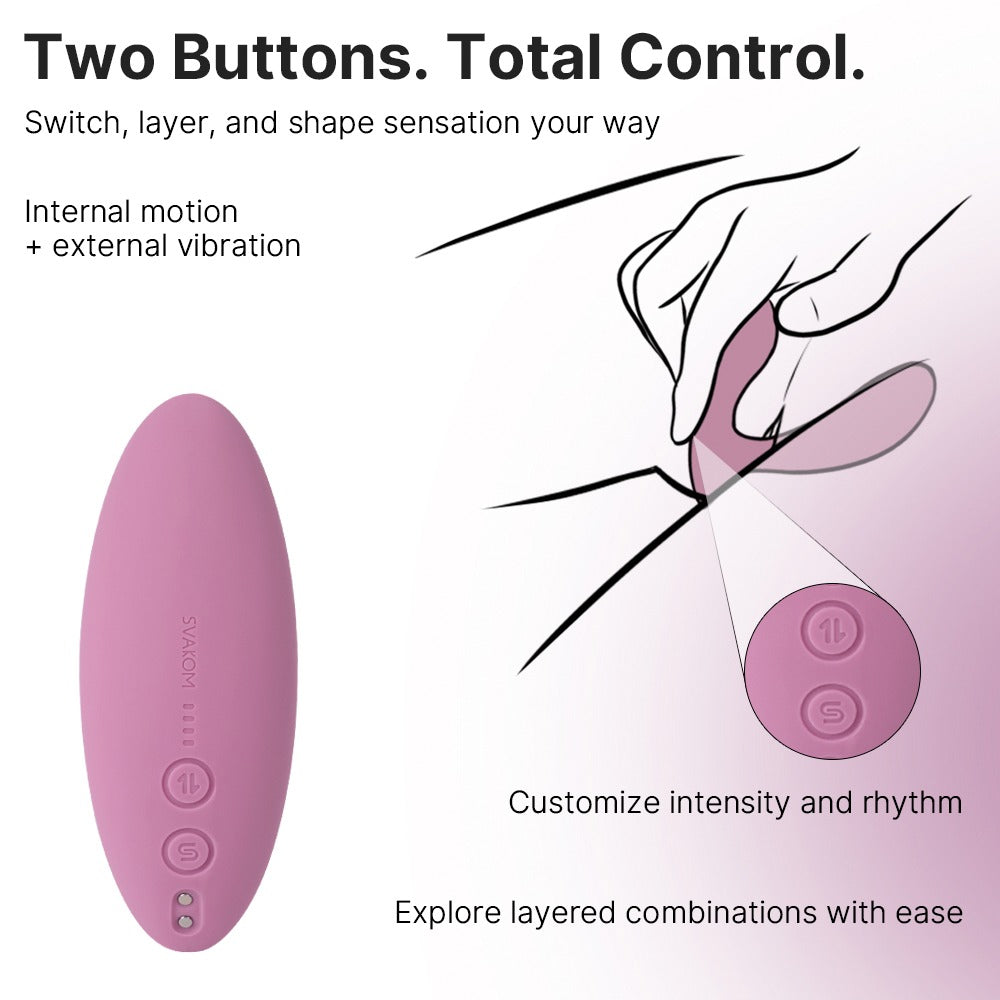 SVAKOM Erica Plus – Panty-Vibrator mit Stoßfunktion und App