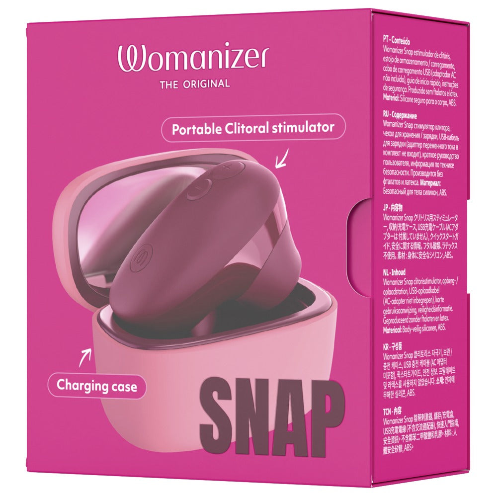 Womanizer Snap Mini-Klitorisstimulator mit Ladecase