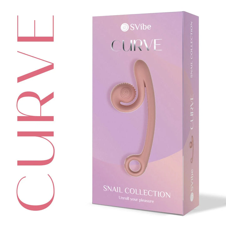 SVibe - Snail Curve Dual-Vibrator peach