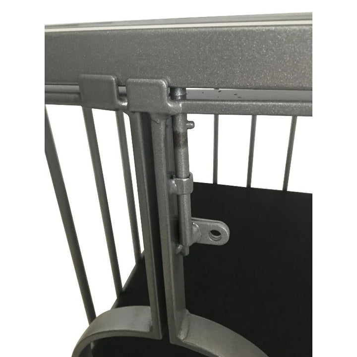 Mr. Sling BDSM Käfig Metall mit Schaumstoffmatratze