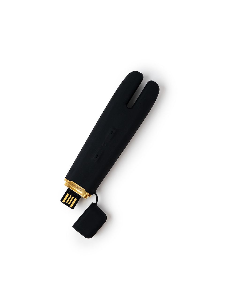 Crave Duet Flex Klitorisvibrator – Schwarz, Doppelspitzen