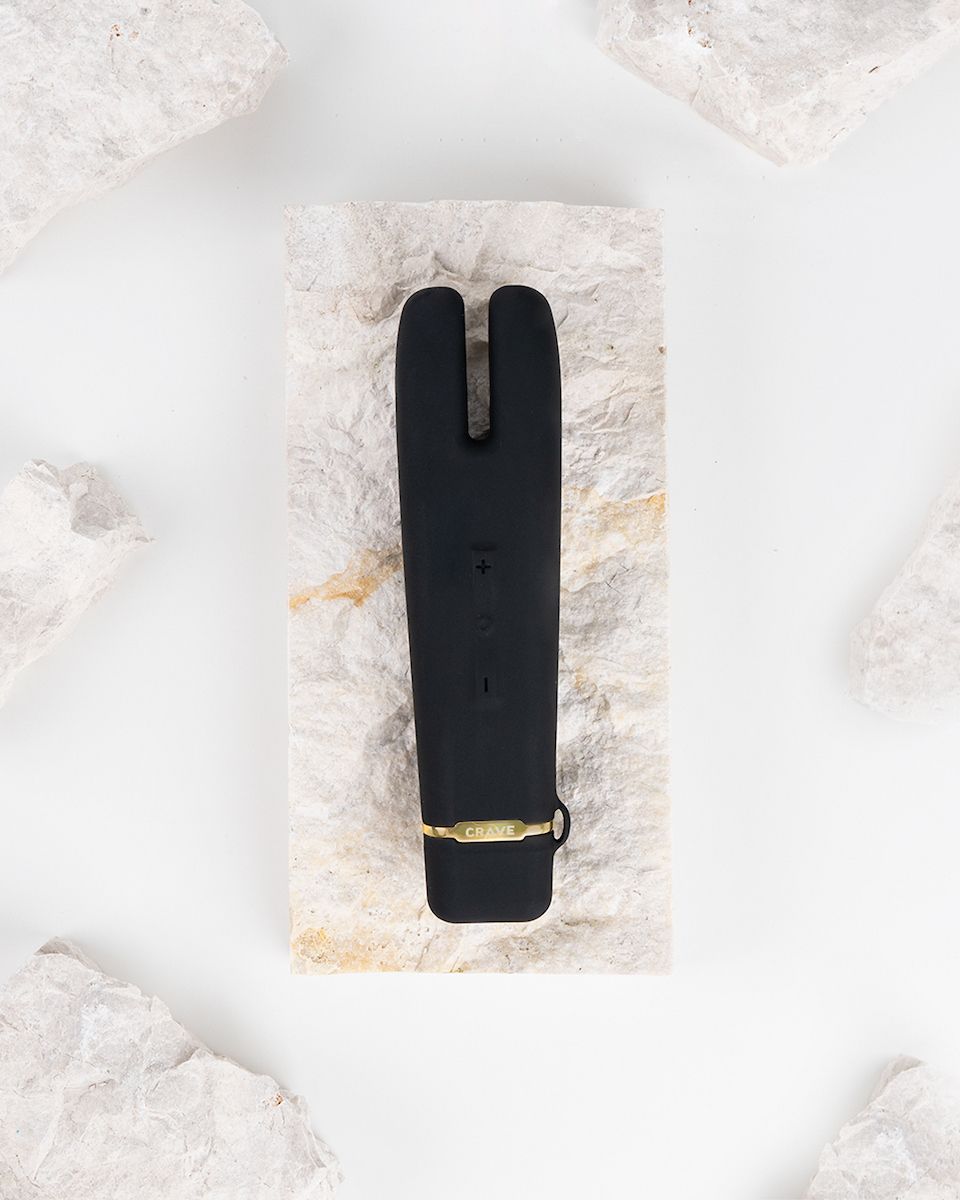 Crave Duet Flex Klitorisvibrator – Schwarz, Doppelspitzen