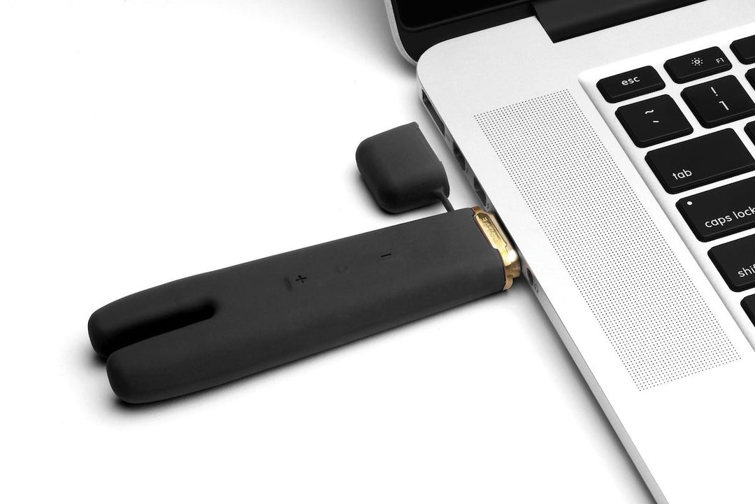 Crave Duet Flex Klitorisvibrator – Schwarz, Doppelspitzen