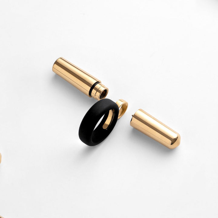 Crave Tease Ring Fingervibrator – 24kt vergoldet, USB-C