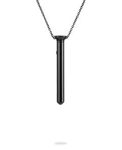 Crave Vesper Mini Vibrator-Halskette – Schwarz