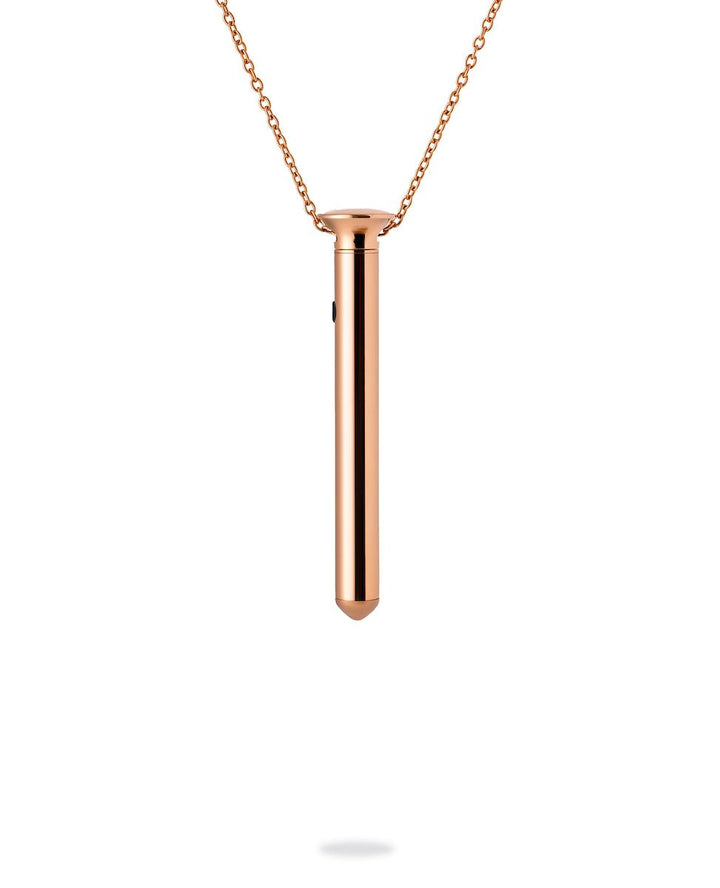 Crave Vesper Mini Vibrator-Halskette – Roségold