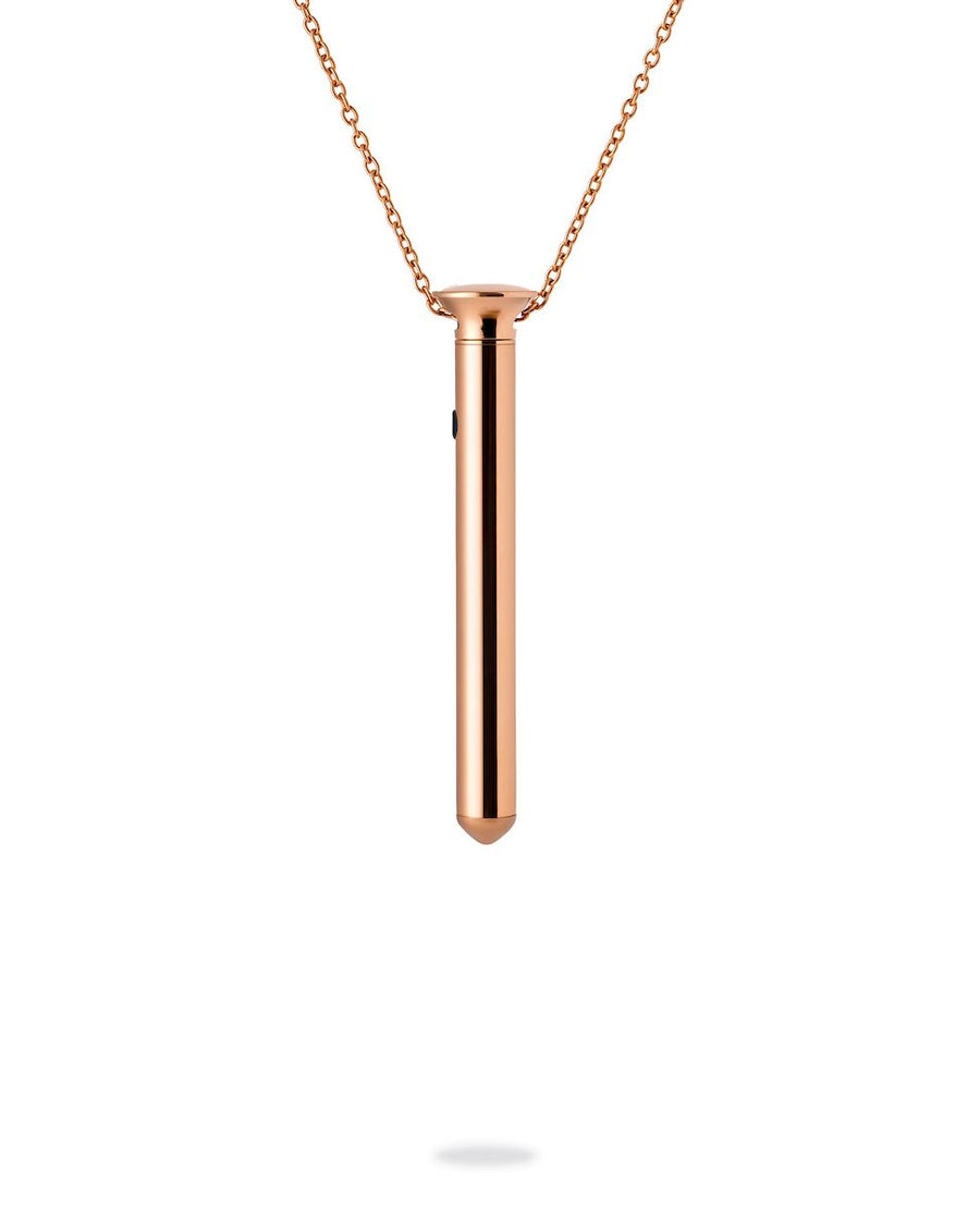 Crave Vesper Mini Vibrator-Halskette – Roségold
