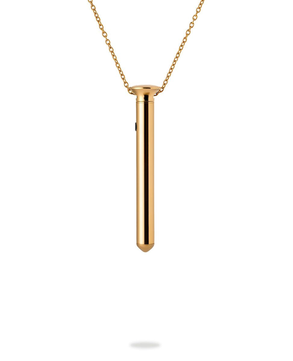 Crave Vesper Mini Vibrator-Halskette 24K Gold