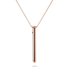 Crave Vesper 2 Vibrator-Halskette – Roségold, USB-aufladbar