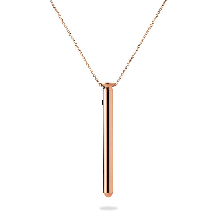 Crave Vesper 2 Vibrator-Halskette – Roségold, USB-aufladbar