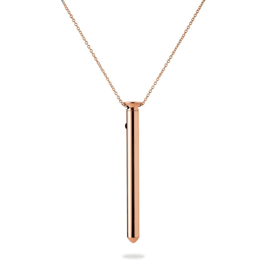 Crave Vesper 2 Vibrator-Halskette – Roségold, USB-aufladbar