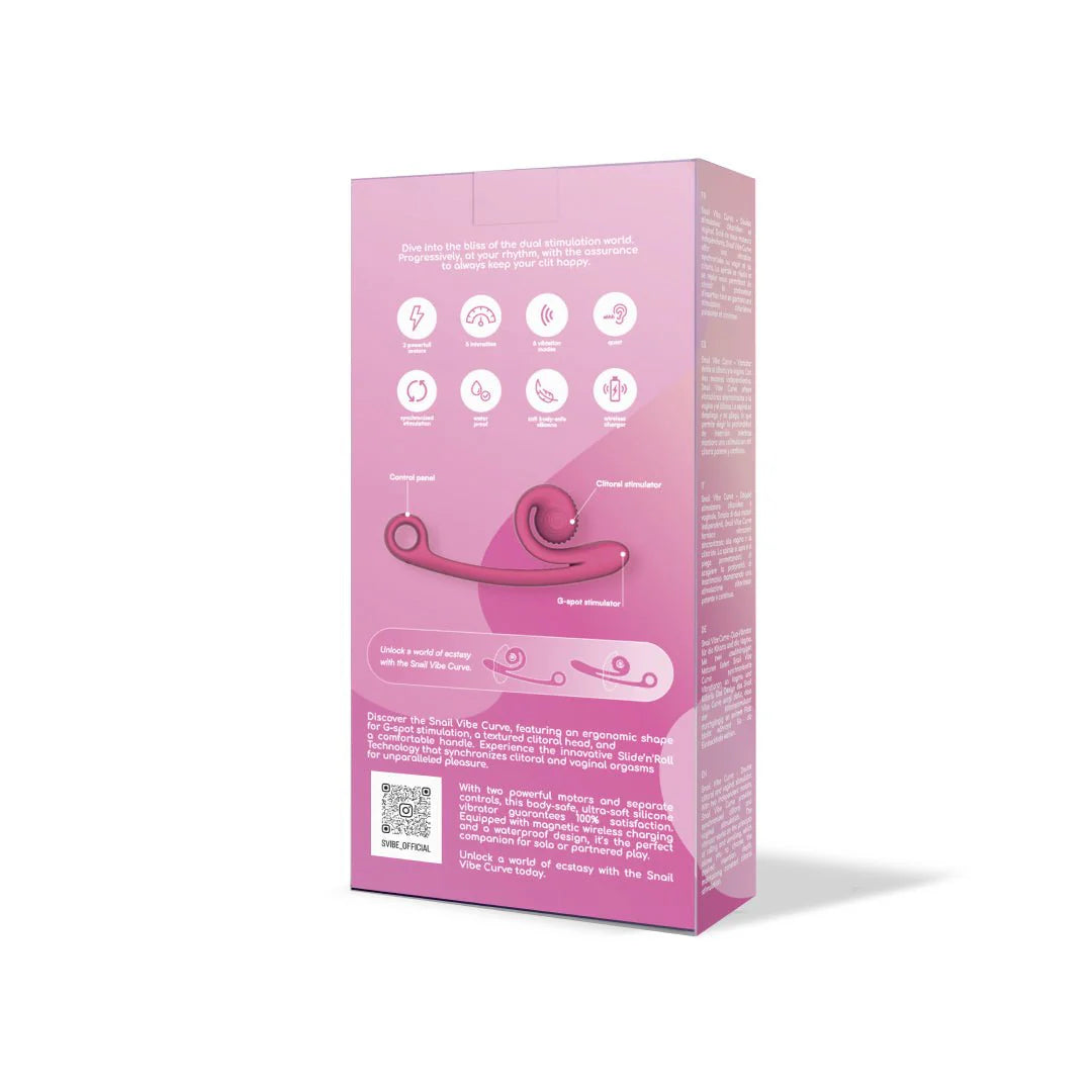 SVibe - Snail Curve Dual-Vibrator pink
