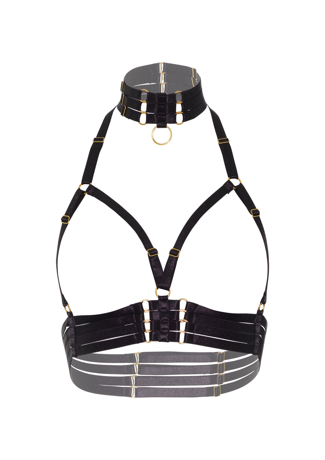 Kinky Diva Open Cup Bra Plus O-Ring Collar 5