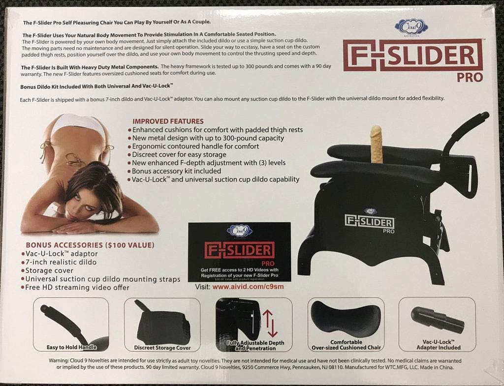 Cloud9 - F-Slider Pro Fickmaschine – Heavy Duty Sex Machine Stuhl