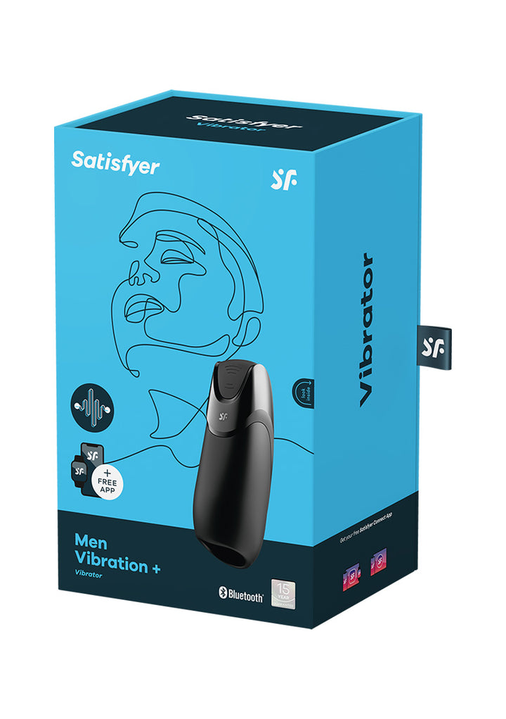 Satisfyer - Men Vibration+ Connect App Masturbator schwarz