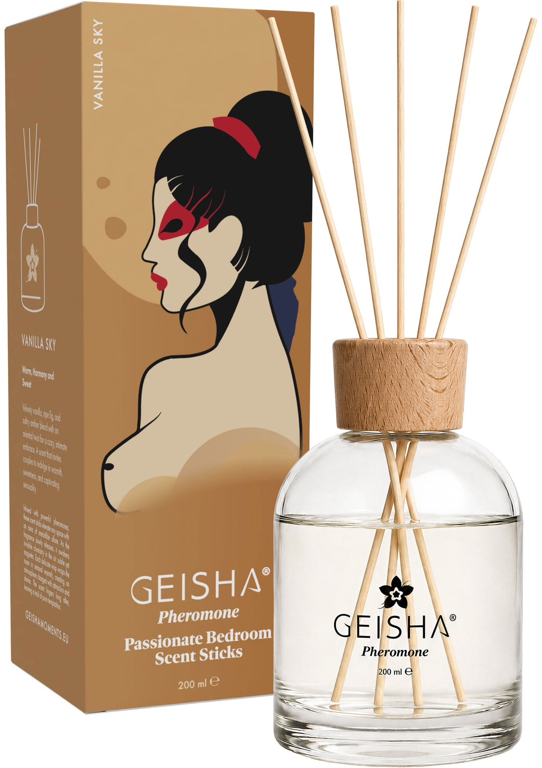 Geisha Pheromone Bedroom Scent Sticks 200 ml – Raumduft