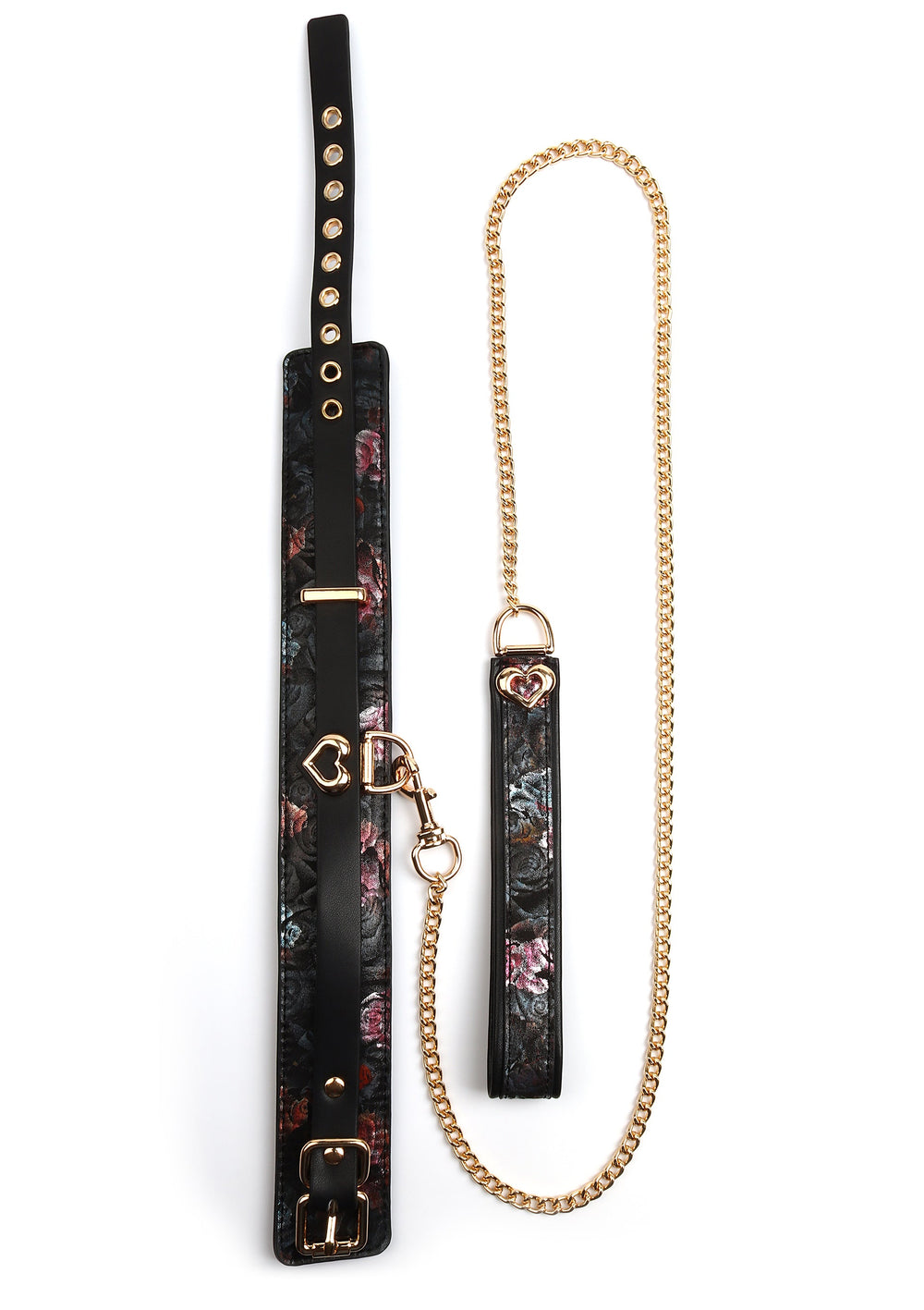 Geisha Floral Jacquard Collar & Leash 2
