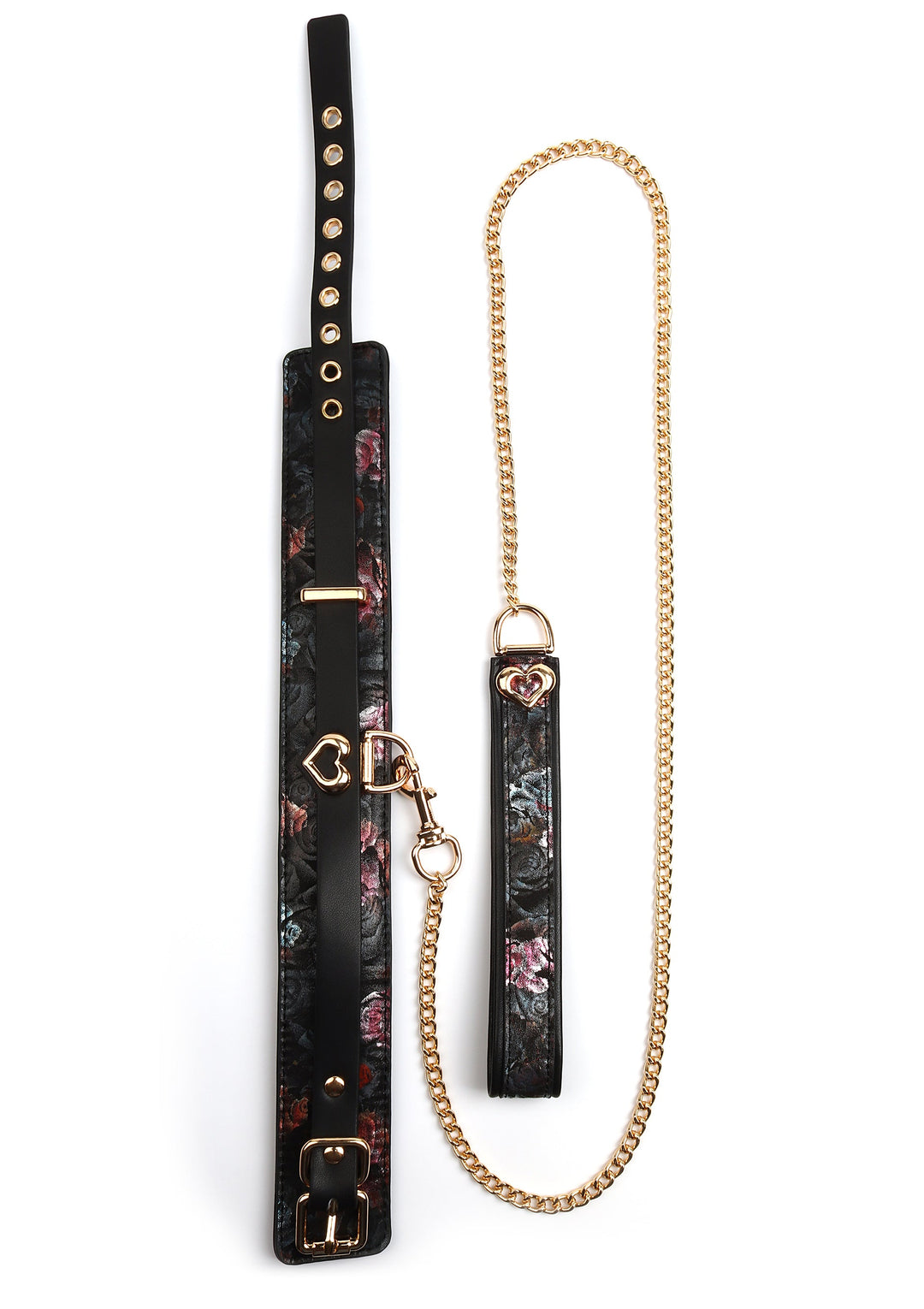 Geisha Floral Jacquard Collar & Leash 2